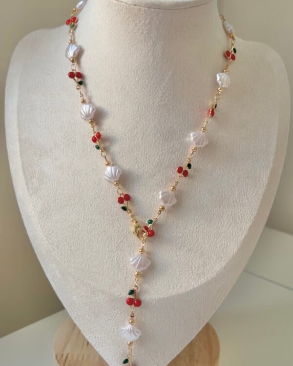 Alternative view of Vip İstiridye ve Kirazlı Y Kolye