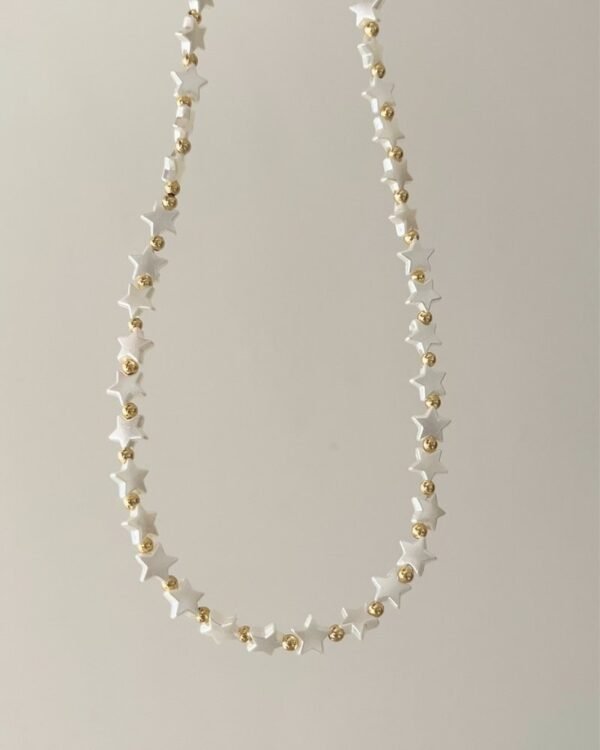 Boncuk Yıldız Kolye 40+5cm