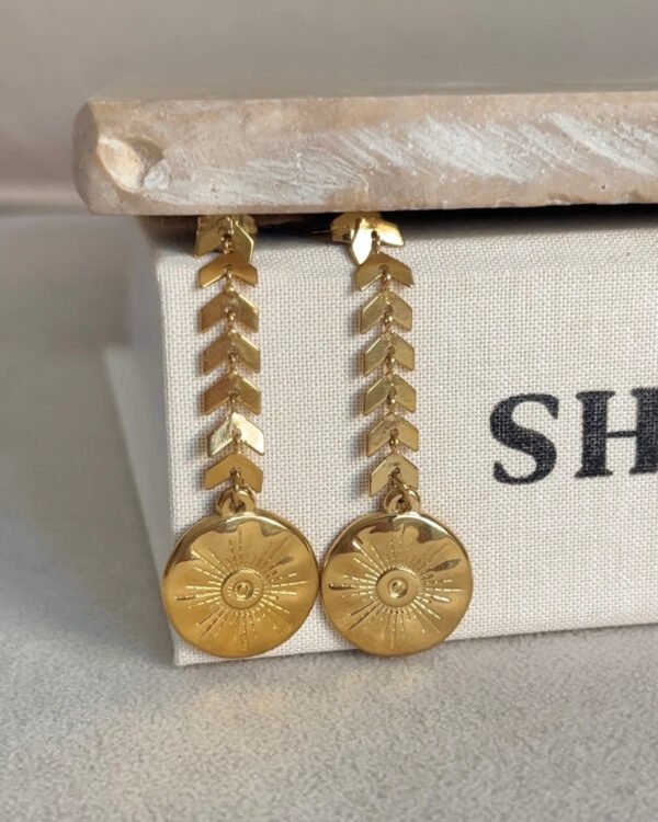 Çelik Sallantılı Küpe