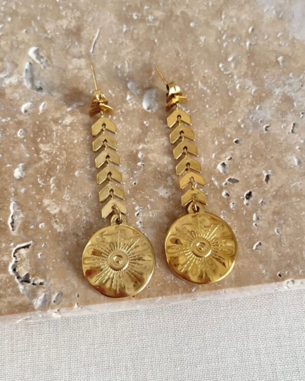 Alternative view of Çelik Sallantılı Küpe