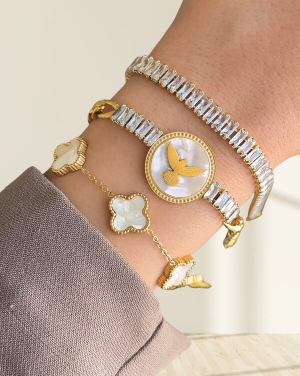 Alternative view of Çelik Sedef Yonca Bileklik