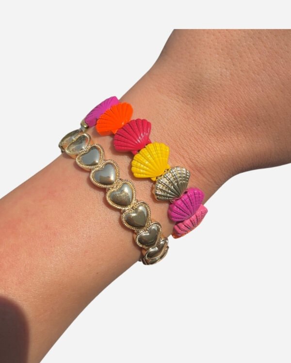 Alternative view of Renkli İstiridye Bileklik Esnek