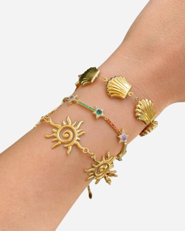 Alternative view of Çelik İstiridye Bileklik 17+5cm