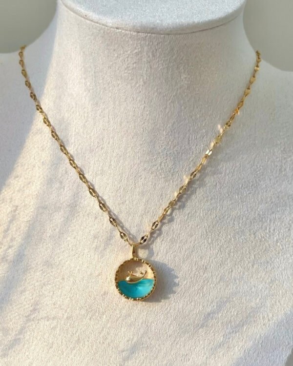 Çelik Balina Kolye 42+6cm