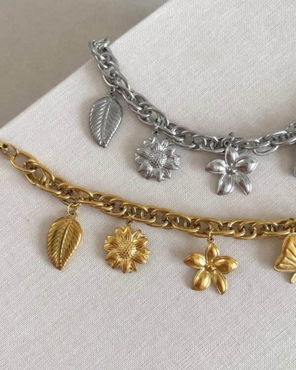 Alternative view of Çelik Charmlı Bileklik 16+5cm