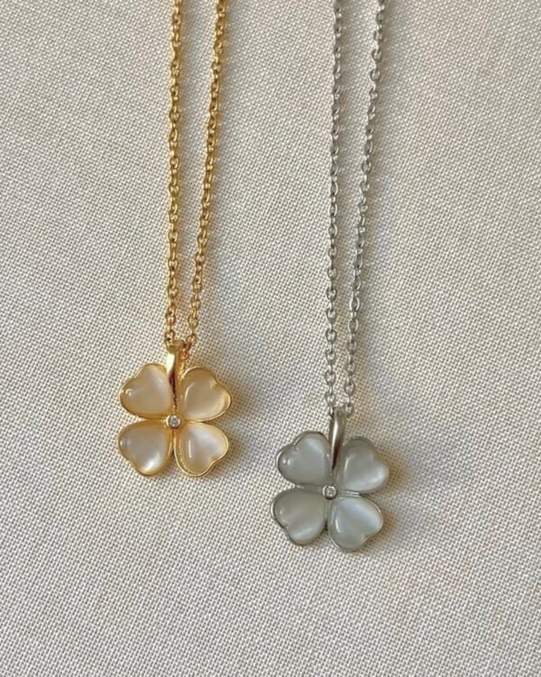 Çelik Çiçek Kolye 42+6cm