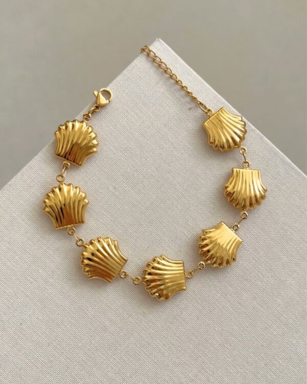 Çelik İstiridye Bileklik 17+5cm