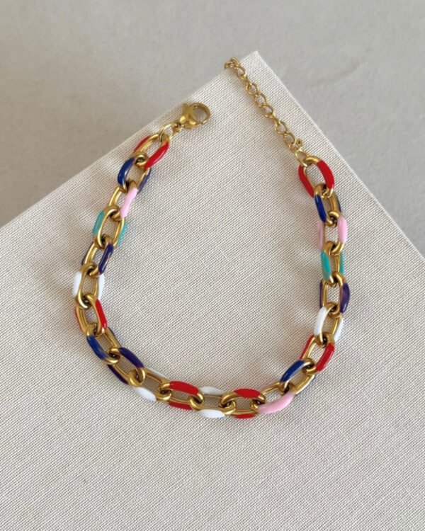 Çelik Renkli Bileklik 15+3cm