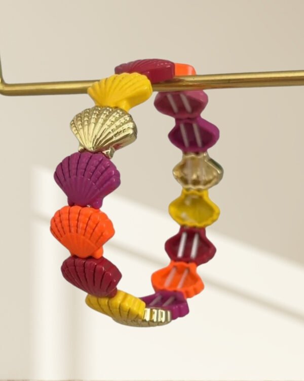 Renkli İstiridye Bileklik Esnek
