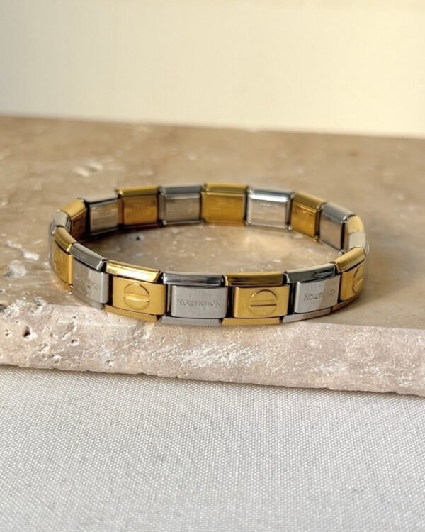 Çelik Mix Renkli Nomation Esnek Bileklik