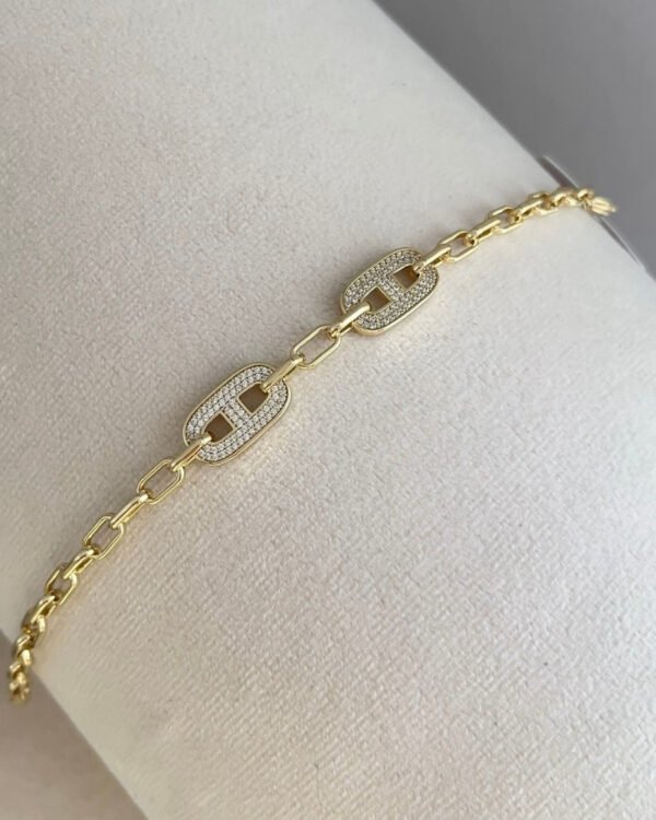 Alternative view of Xuping Marka Bileklik Taşlı 15+5cm