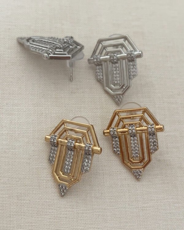 Alternative view of Altın Kaplama Serenay Küpesi