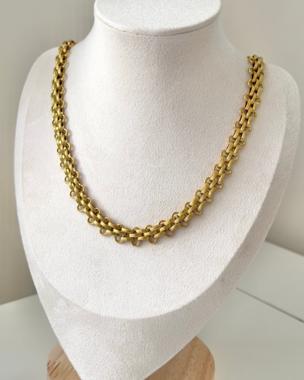 Çelik Geçmeli Kolye 40+5cm