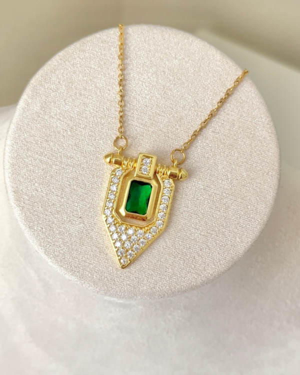 Alternative view of Altın Kaplama Serenay Kolye 42+6cm