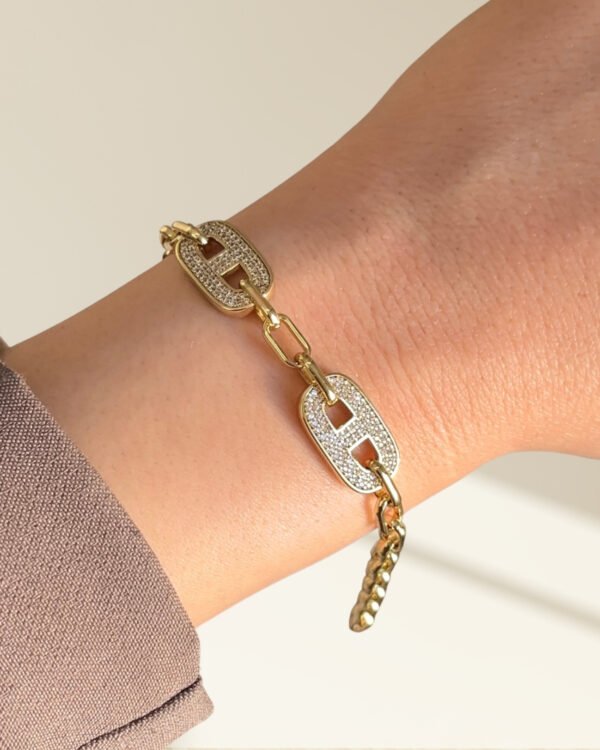 Xuping Marka Bileklik Taşlı 15+5cm