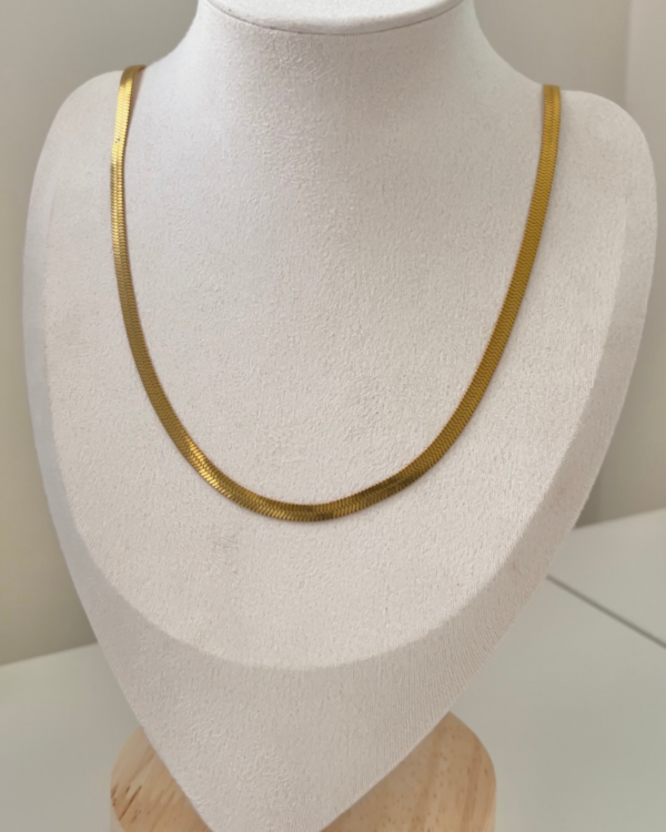 Çelik Sade İtalyan Zincir Kolye 42+6cm