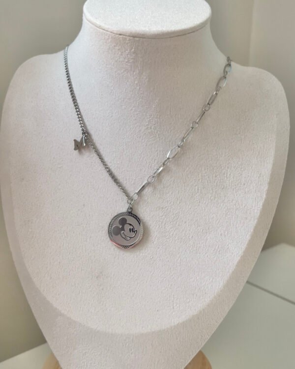 Alternative view of Çelik Mickey Mouse Kolye 42+6cm