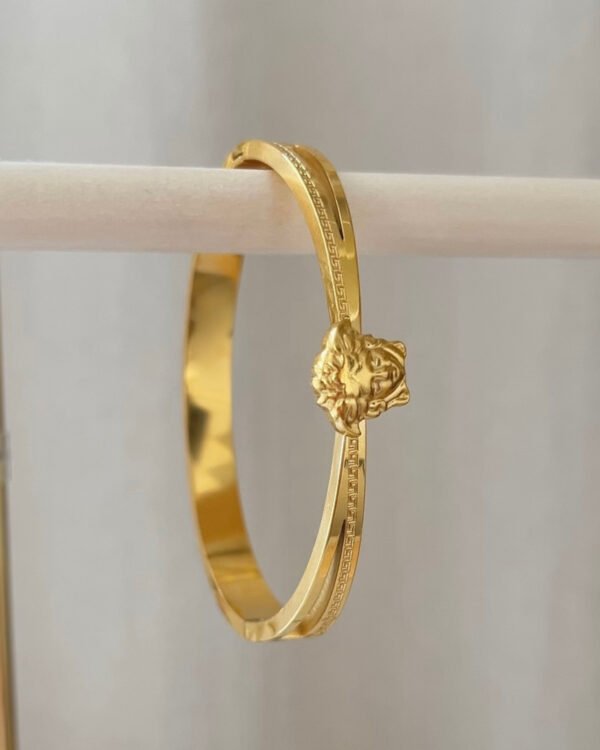 Çelik Figürlü Kelepçe Bileklik