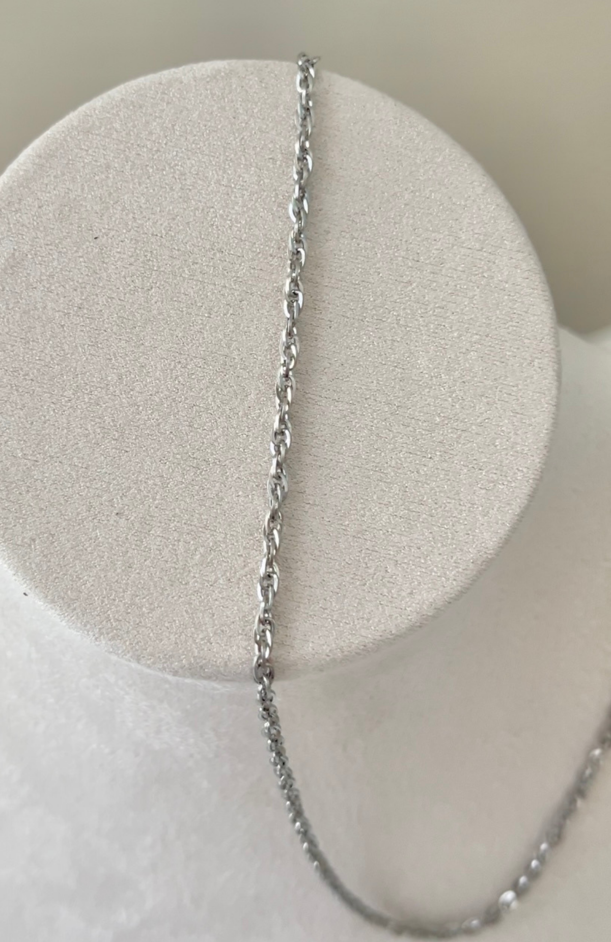 Çelik Geçmeli Zincir Kolye 60+5cm - Görsel 3