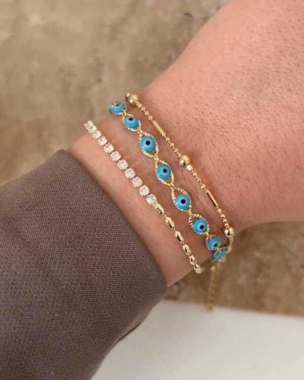 Alternative view of Xuping Nazar Boncuklu Mavi Bileklik