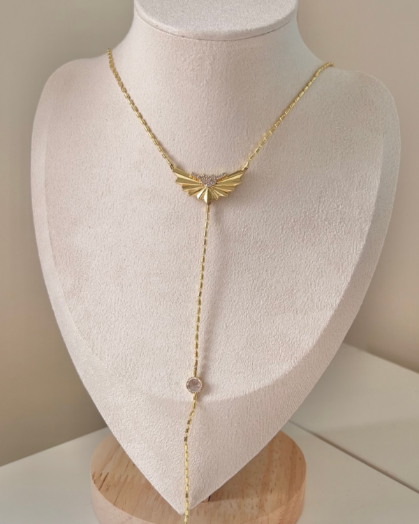 Altın Kaplama Y Kolye