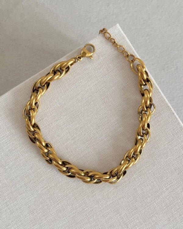 Çelik Düğüm Bileklik 17+3cm