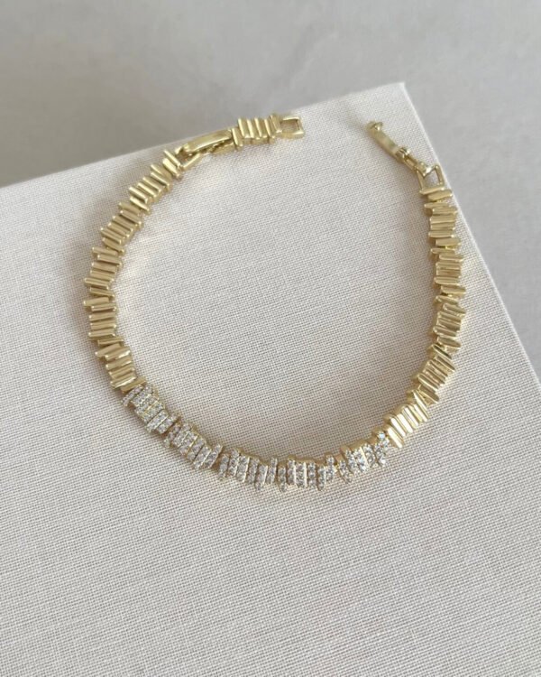 Xuping Ortası Taşlı Bileklik 17+2cm